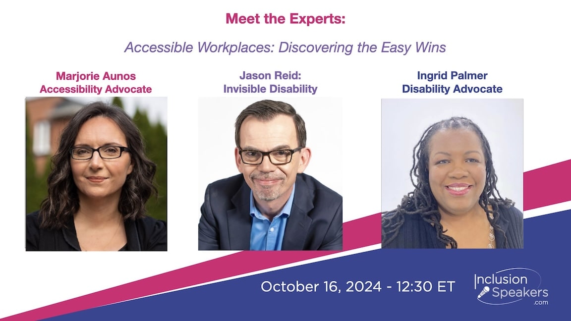 Meet The Experts Web Panel -Oct 16th, 2024 - InclusionSpeakers.com